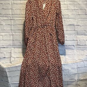 Floral Long Sleeve Dress